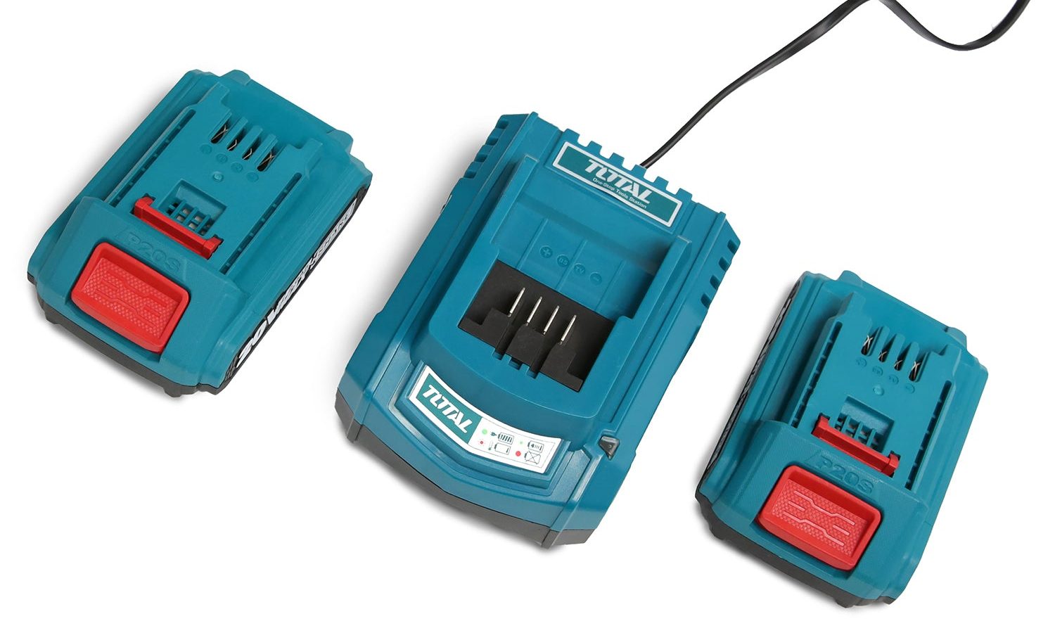 Total Li-Ion 20V Impact Driver (with 2 x Batteries & Charger) – TIRLI2002
