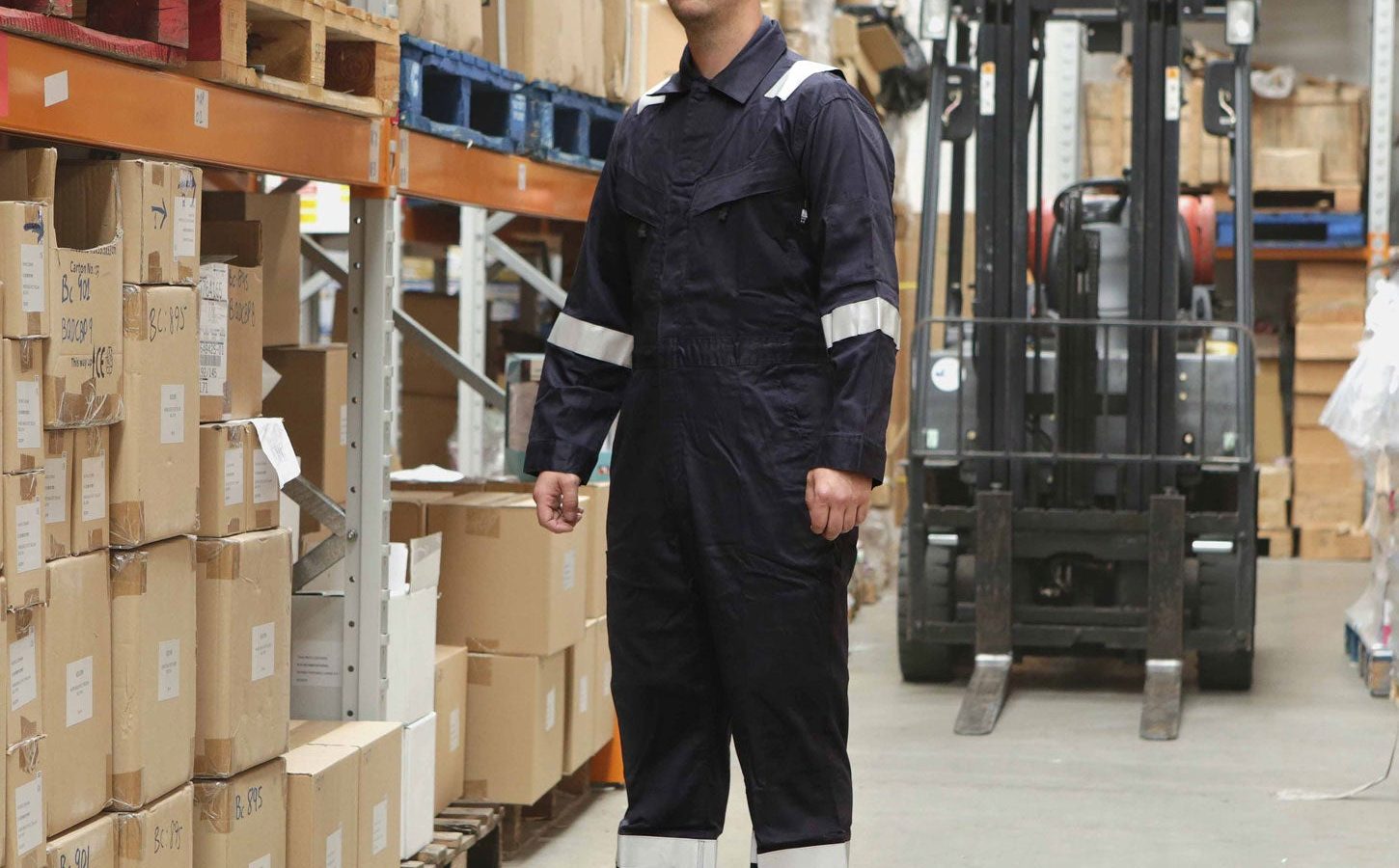 Walls FR Flame Resistant Boiler Work Wear Overalls – Navy Blue