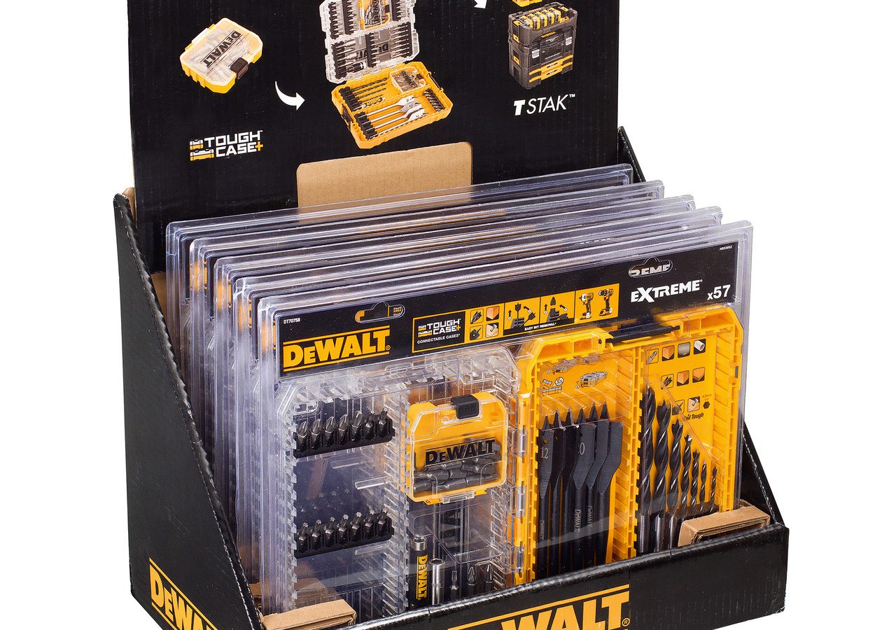 Dewalt DT70758 Drill Drive Set with Brad Point & EXTREME Flatwood Bits (57 Piece)