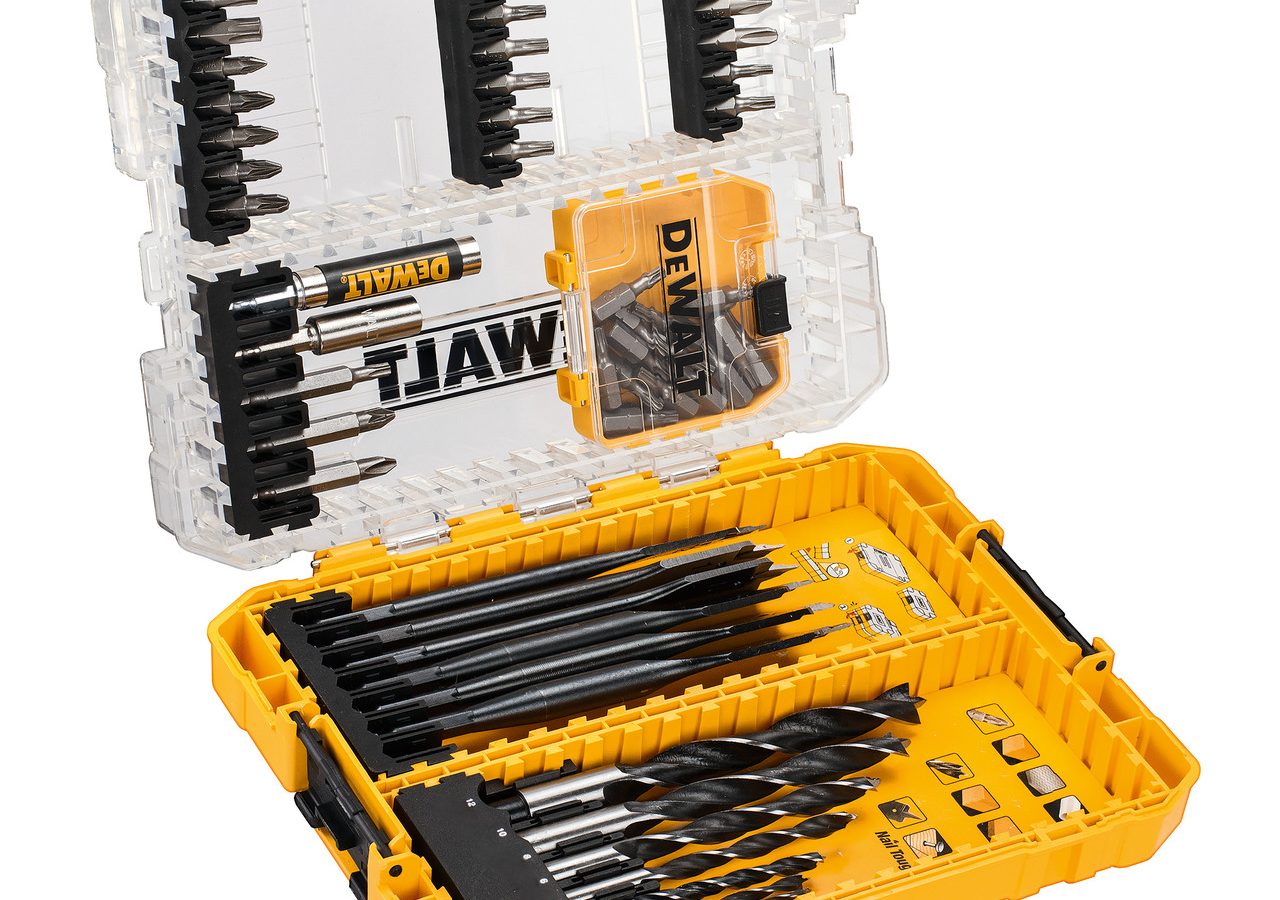 Dewalt DT70758 Drill Drive Set with Brad Point & EXTREME Flatwood Bits (57 Piece)