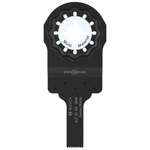 Bosch 2608669253 AIZ 10 AB Bi-Metal Starlock Plunge Cut Multi-Tool Blade for Wood & Non-Ferrous Metal 10 x 25mm