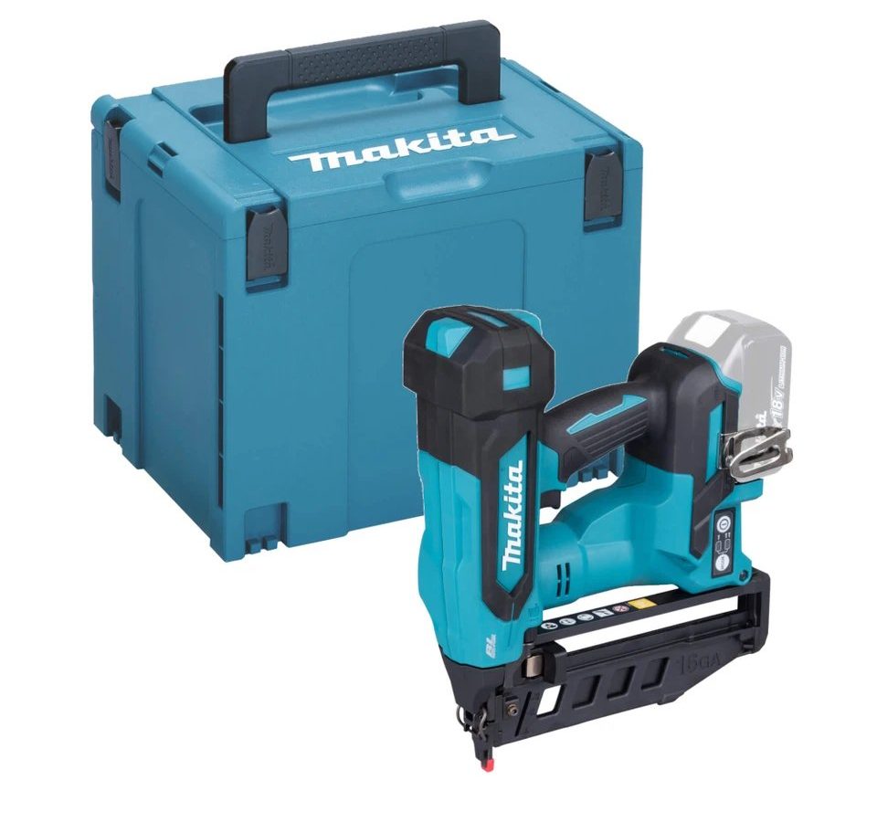 Makita DBN610ZJ 18V LXT Brushless 16Ga Finish Nailer 32-64mm (Body Only in Makpac)