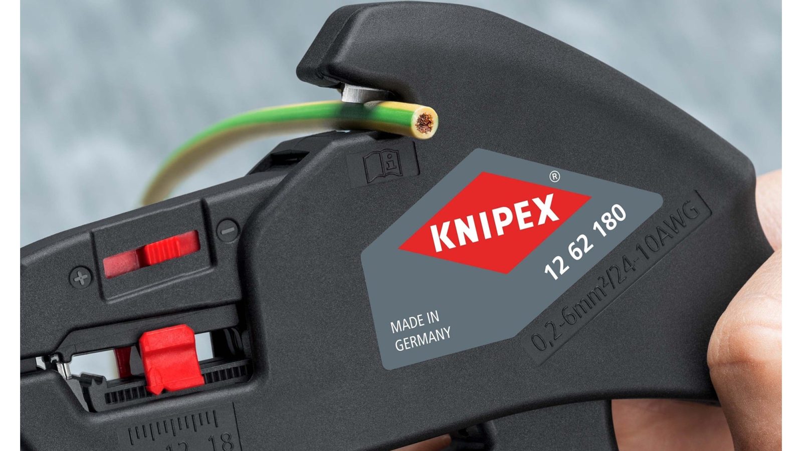 Knipex 12 62 180 ComStrip Automatic Insulation Stripper 165mm