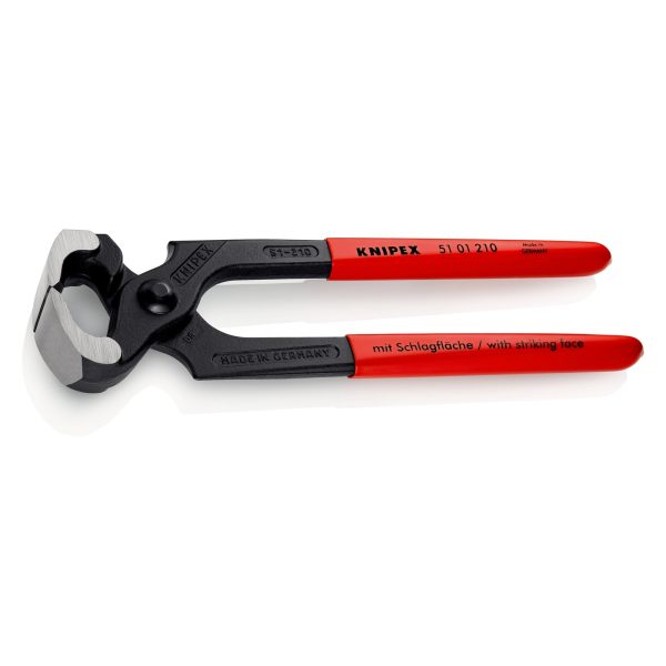 Knipex 51 01 210 SB Hammerhead Style Carpenter's' Pincers 210mm (Carded)
