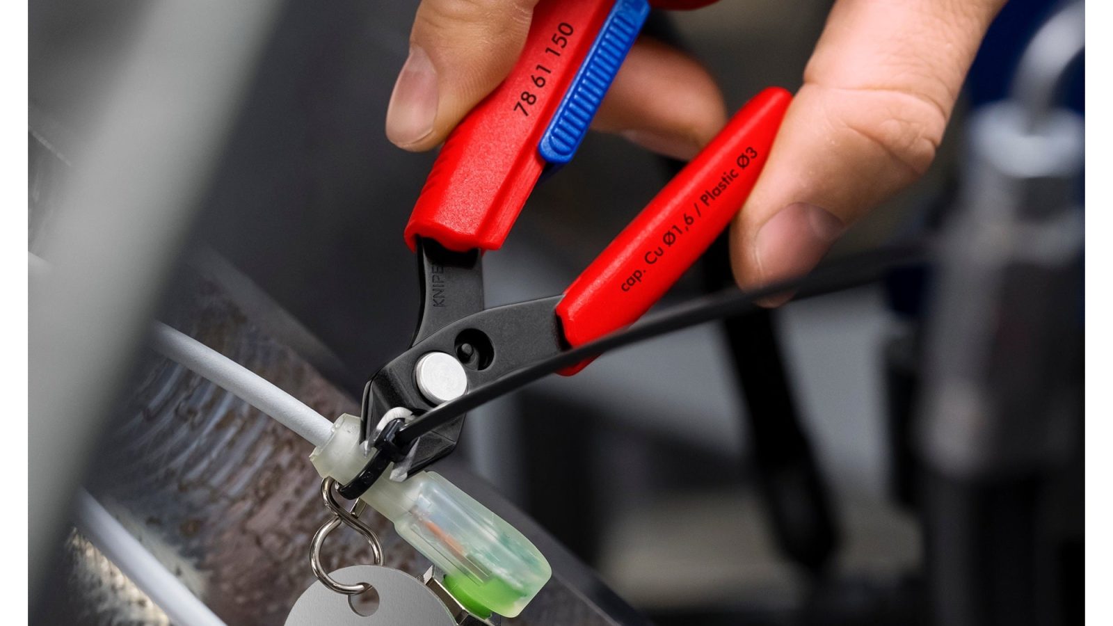 Knipex 78 61 150 SB Slim Knips Precision Cutting Pliers 150mm (Carded)