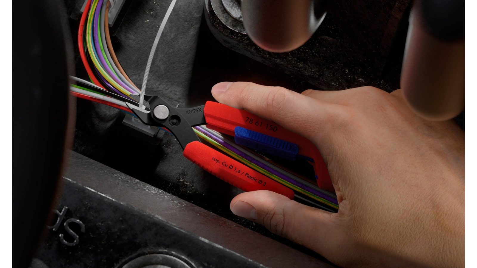 Knipex 78 61 150 SB Slim Knips Precision Cutting Pliers 150mm (Carded)