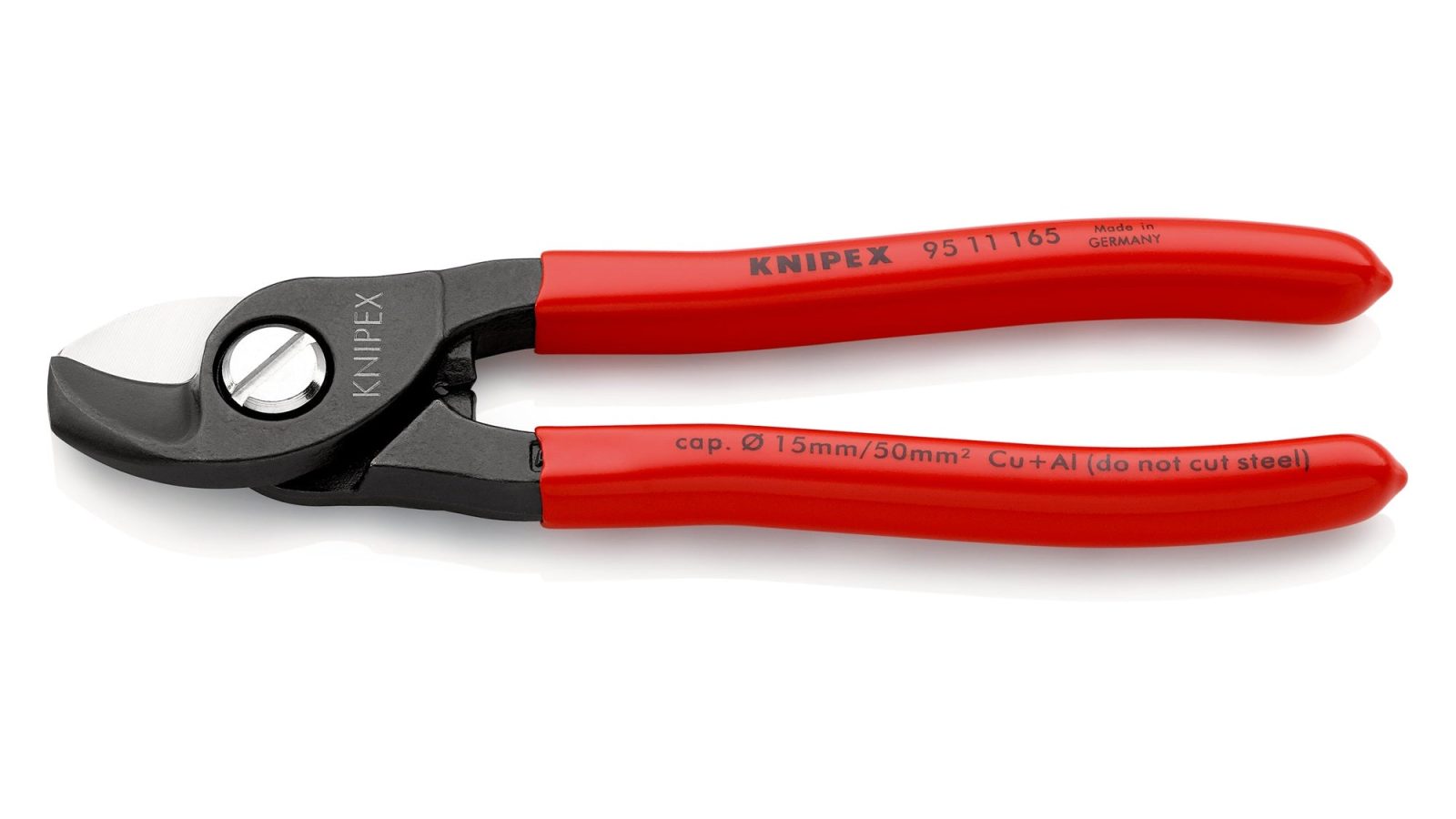 Knipex 95 11 165 SB Cable Shears 165mm (Carded)