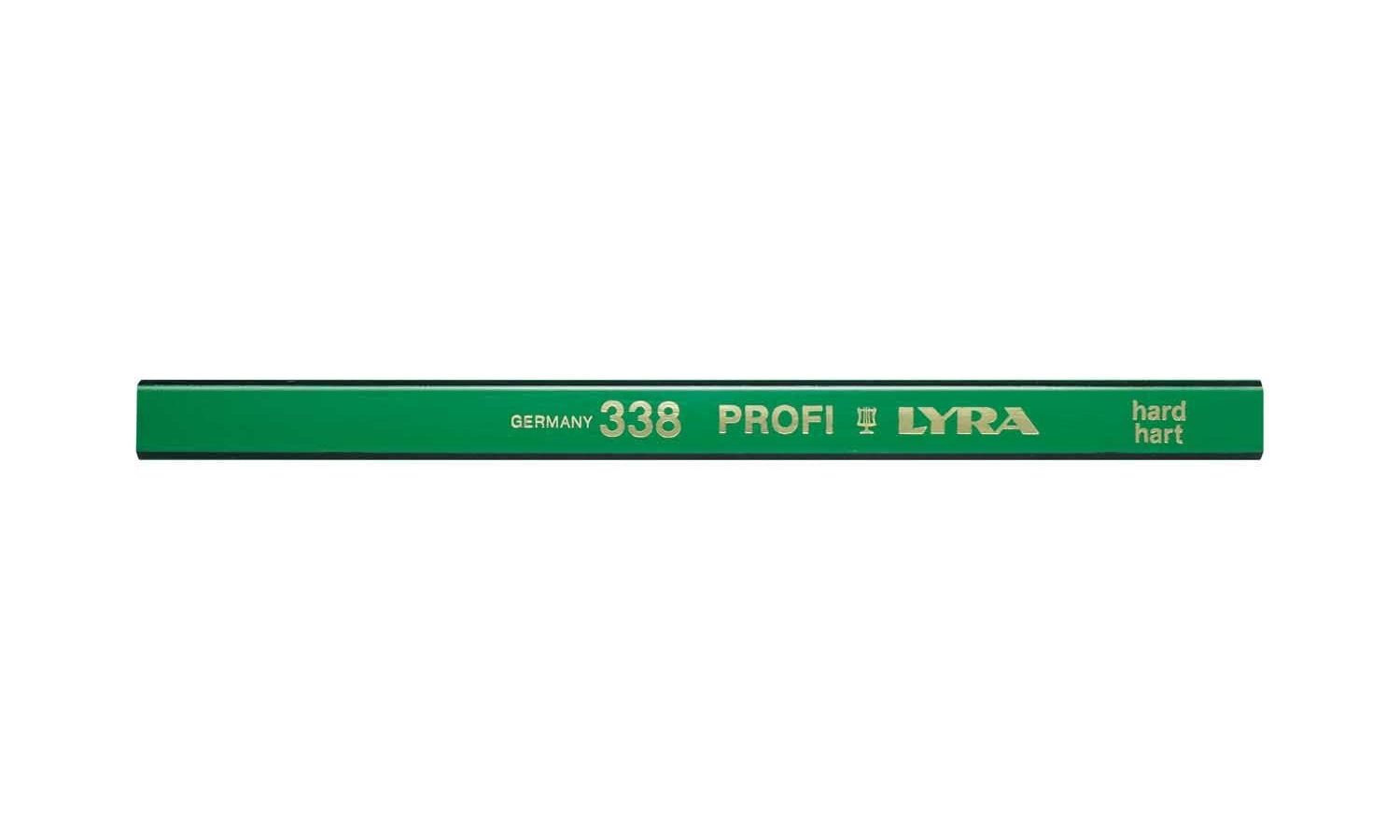 Lyra L4291103 338 PROFI Black Edge 10H Carpenters’ Pencil 180mm Display (Box of 100)