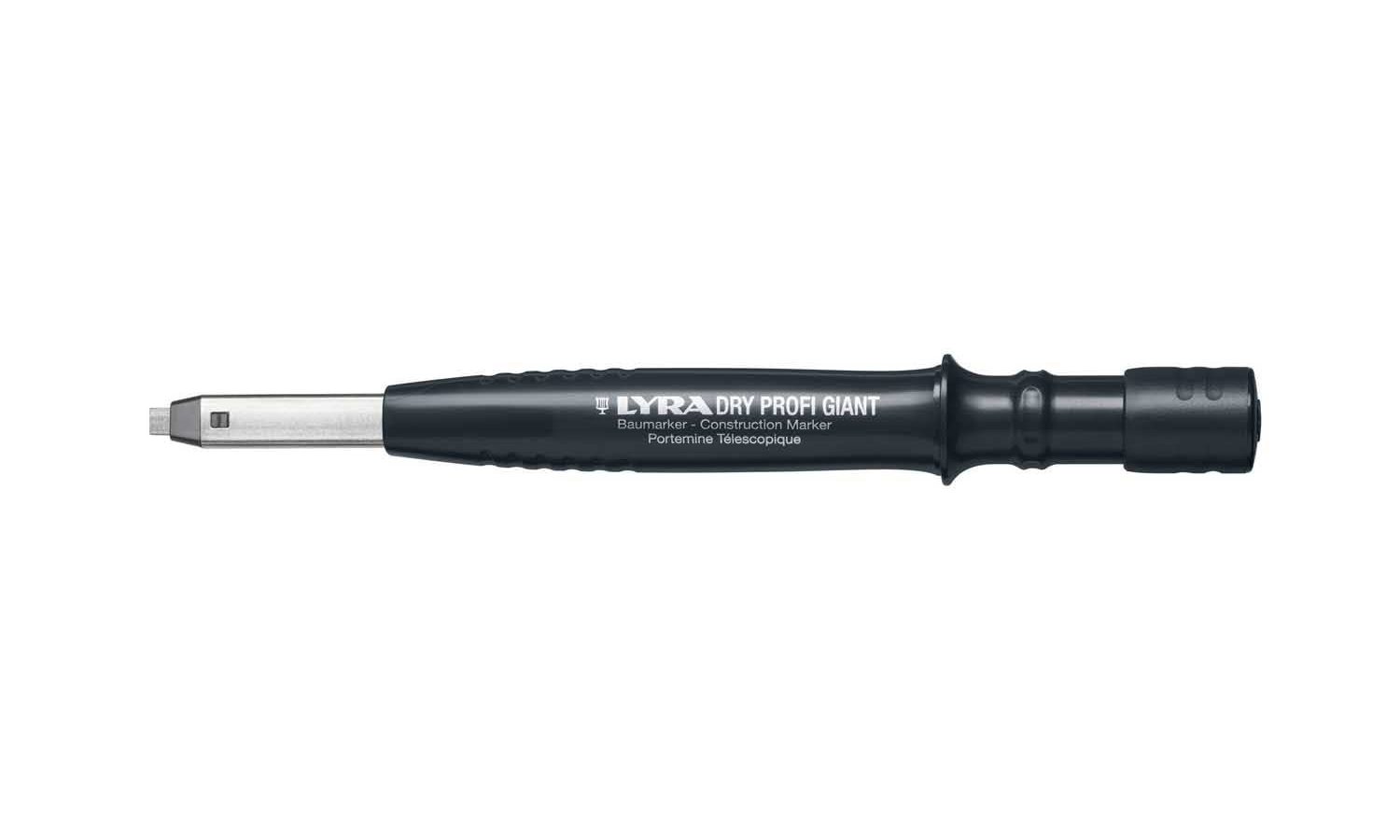 Lyra L4478001 DRY PROFI GIANT Construction Marker with Graphite 2B Refill (Box of 10)