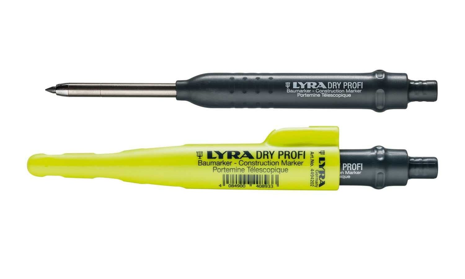 Lyra L4498102 DRY PROFI Construction Marker with Assorted Refill Mix (Box of 10)