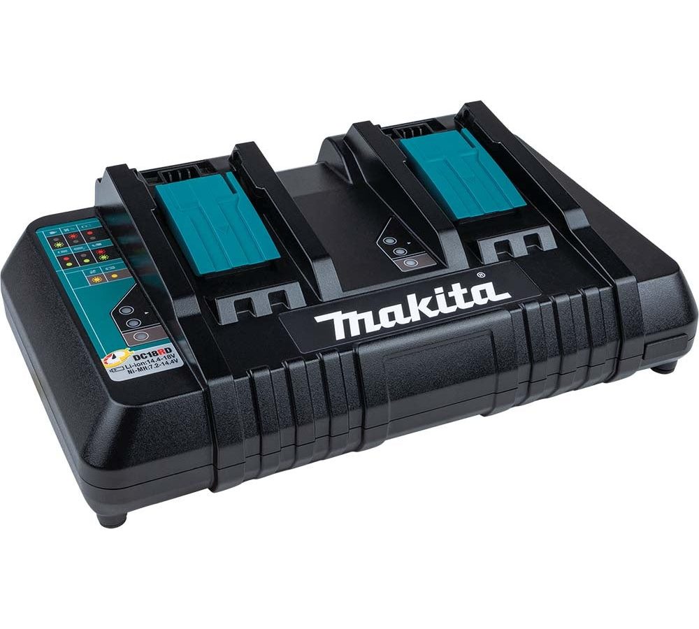 Makita DC18RDS LXT 14.4V/18V Dual-Port Fast Charger (240V) in Makpac Type 3 Case