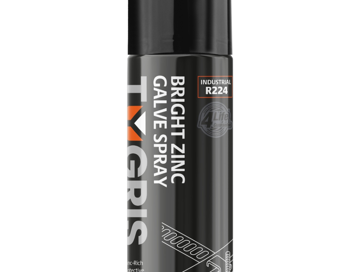 Tygris R224 Bright Zinc Galv Spray 400ml (Box of 12)