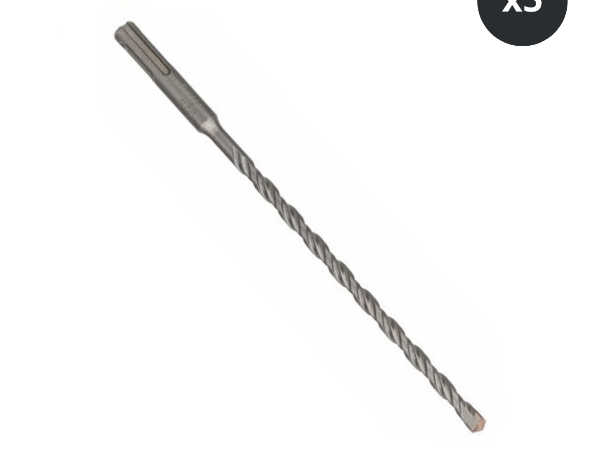 Bosch 2608831020 SDS Plus-3 Hammer Drill Bit for Concrete & Masonry 8 x 150 x 210mm (Pack of 5)