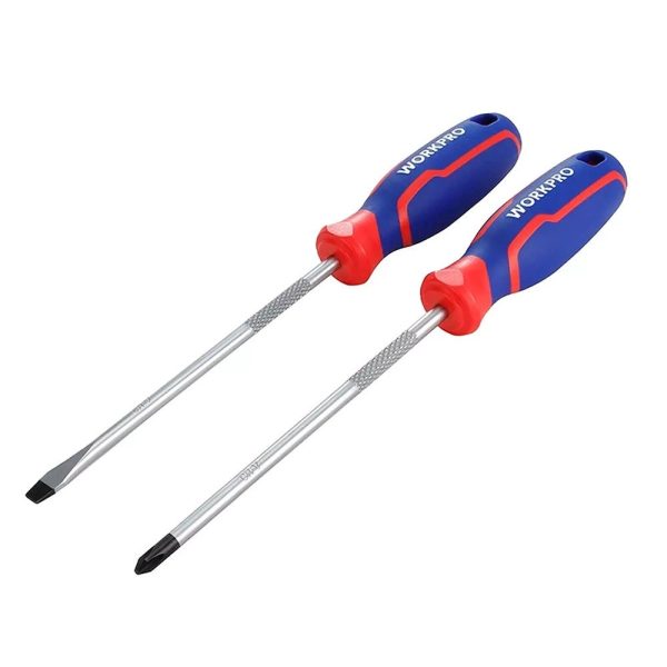 Workpro WP200503 CR-V Screwdriver Set 150mm (Pack of 2)