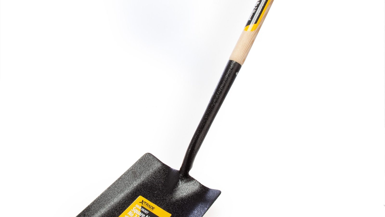XTrade X1300006 Solid Socket Square Mouth No. 2 Shovel with Wooden T-Handle