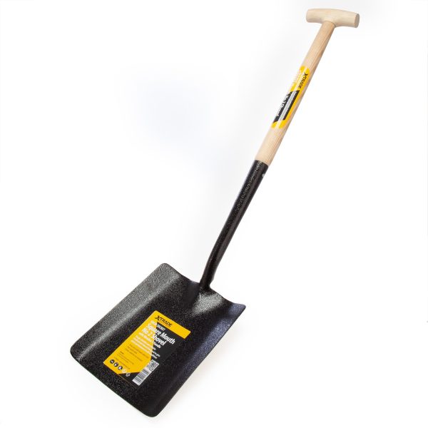 XTrade X1300006 Solid Socket Square Mouth No. 2 Shovel with Wooden T-Handle