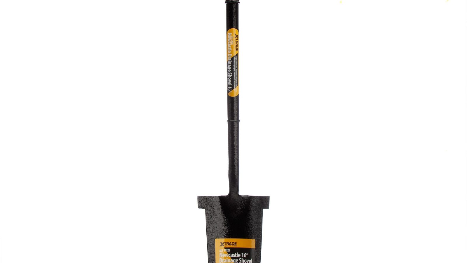XTrade X1300011 All Steel Newcastle Drainage Shovel 16in Head
