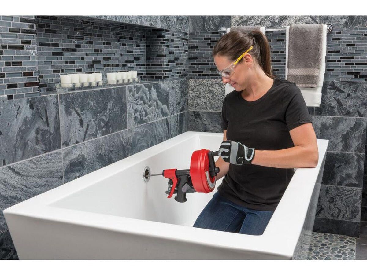 Ridgid 57043 Power Spin+ Drain Cleaner with AUTOFEED Trigger