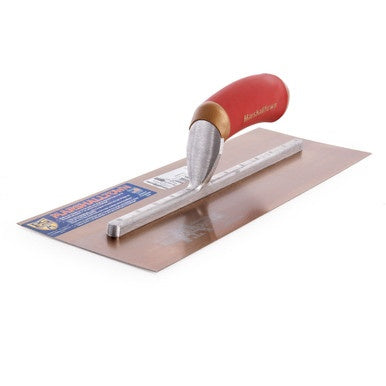 Marshalltown PB145GSD PermaShape Gold Stainless Steel Finishing Trowel 14in x 5in