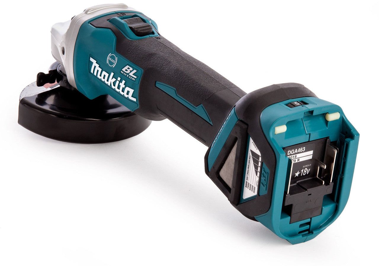 Makita DGA463Z LXT 18V Brushless Angle Grinder 115mm (Body Only)
