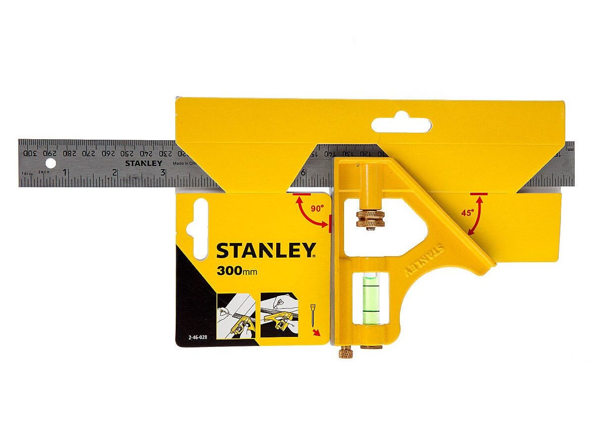 Stanley 2-46-028 Die Cast Combination Square 12in / 300mm