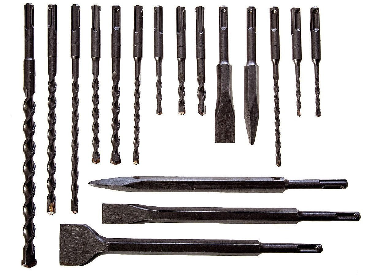 Makita D-21200 SDS Plus Drill Bit & Chisel Set (17 Piece)
