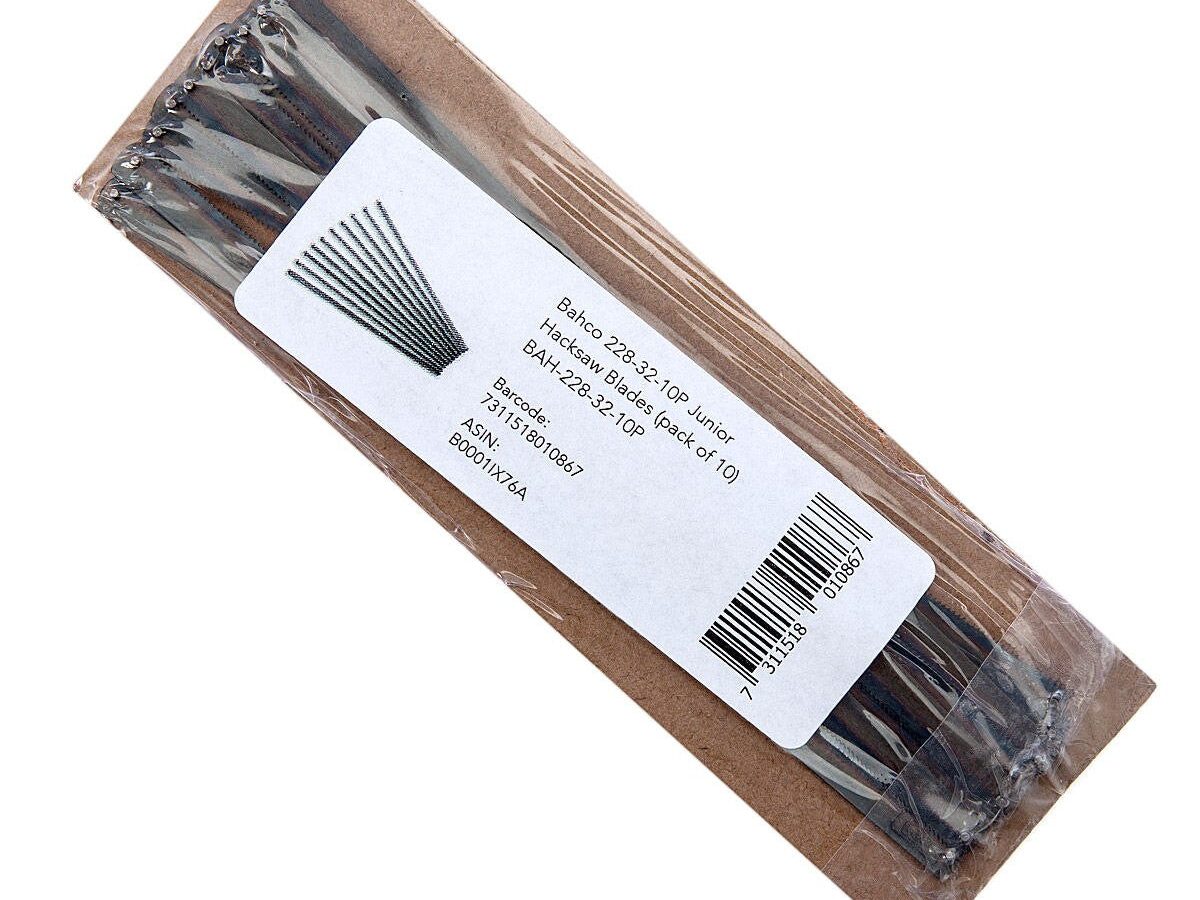 Bahco 228-32-10P Junior Hacksaw Blades 150mm (Pack of 10)