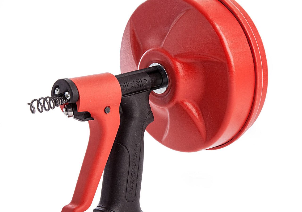 Ridgid 57043 Power Spin+ Drain Cleaner with AUTOFEED Trigger