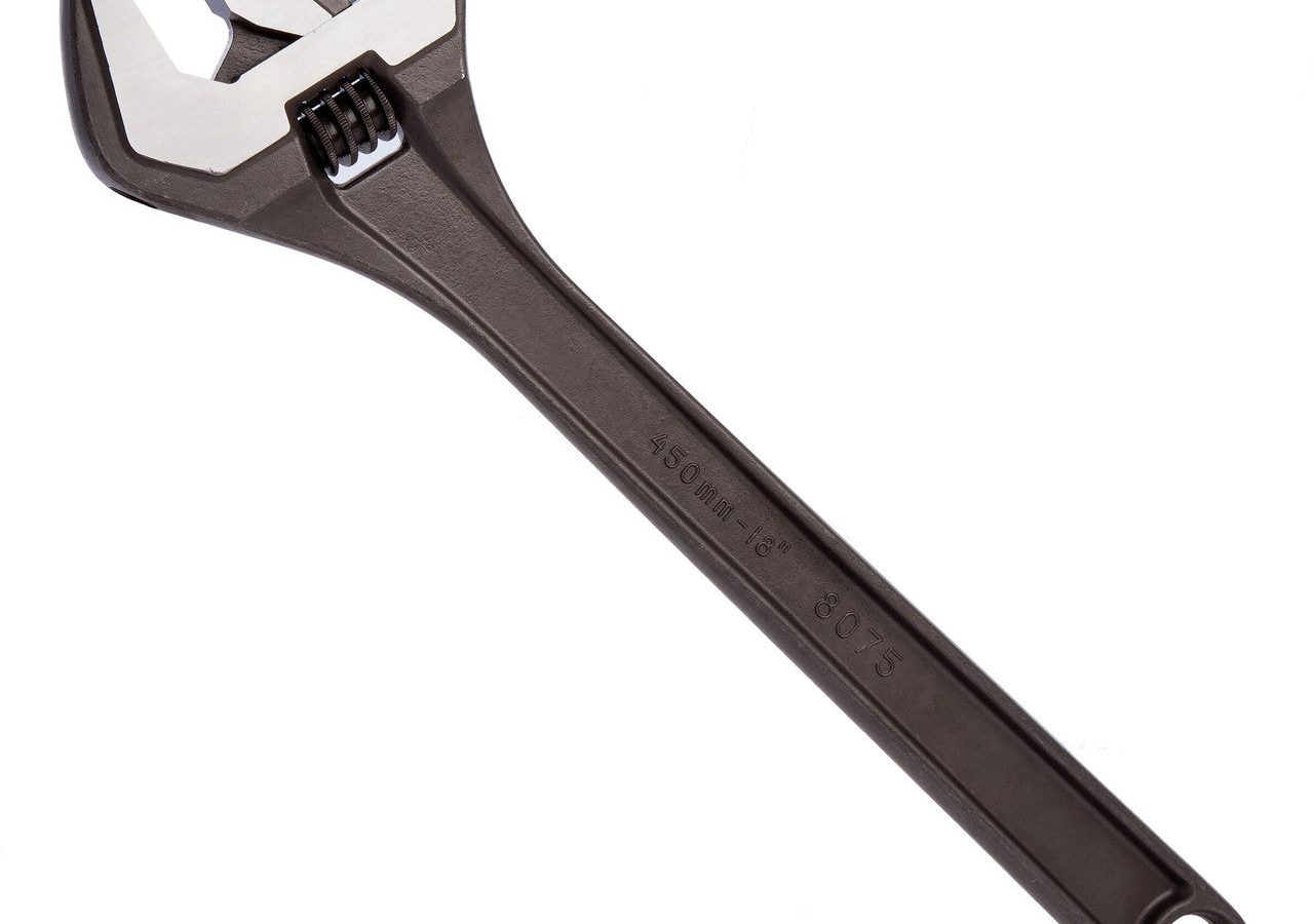 Bahco 8075 Central Nut Adjustable Wrench 18″/455mm, 53mm Jaw