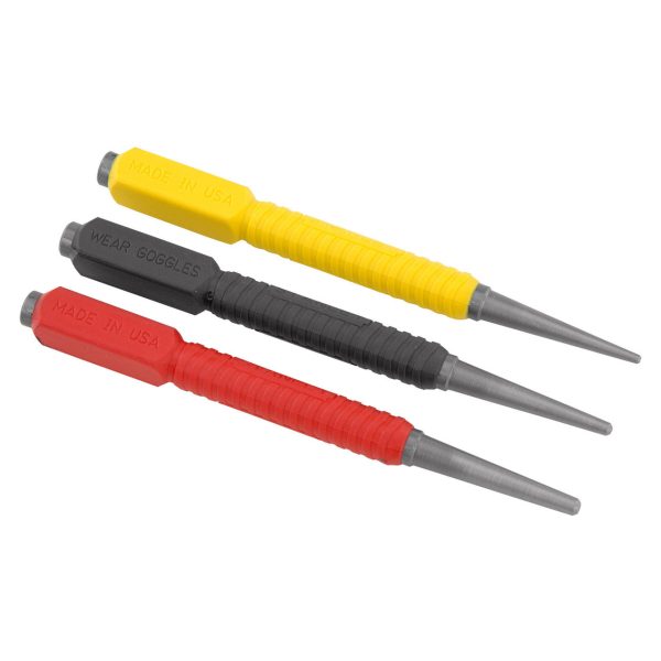 Stanley 0-58-930 DynaGrip Nail Punch Set (3 Piece)