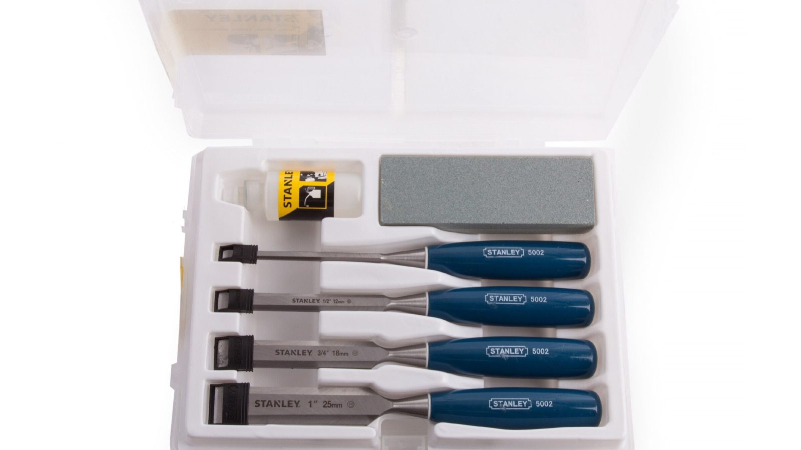 Stanley 0-16-130 5002 Series Wood Chisel Set (4 Piece)
