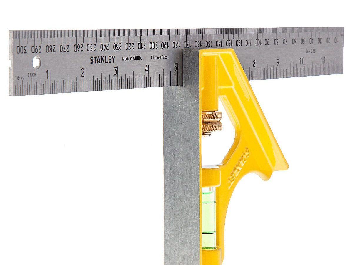 Stanley 2-46-028 Die Cast Combination Square 12in / 300mm