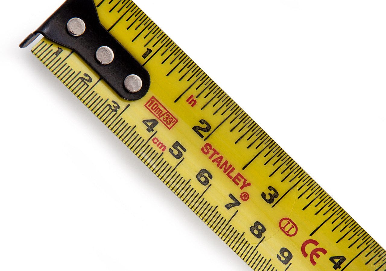 Stanley 0-33-805 FatMax Metric Tape Measure with Blade Armor 10m