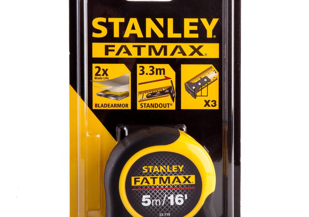 Stanley 0-33-719 FatMax BladeArmor Tape Measure 16′ / 5m