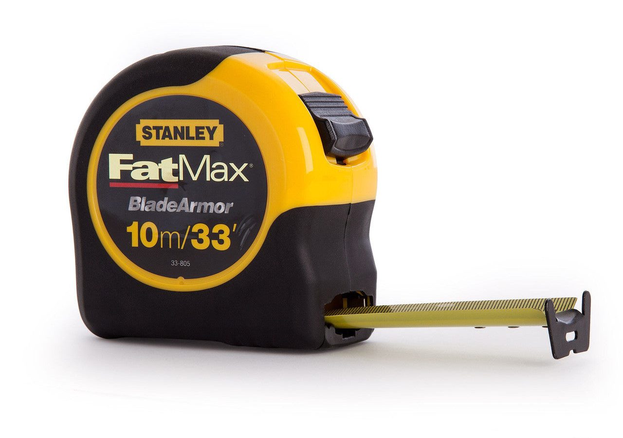 Stanley 0-33-805 FatMax Metric Tape Measure with Blade Armor 10m