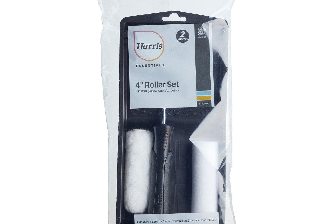 Harris 101092201 Essentials Mini Roller Set 4″