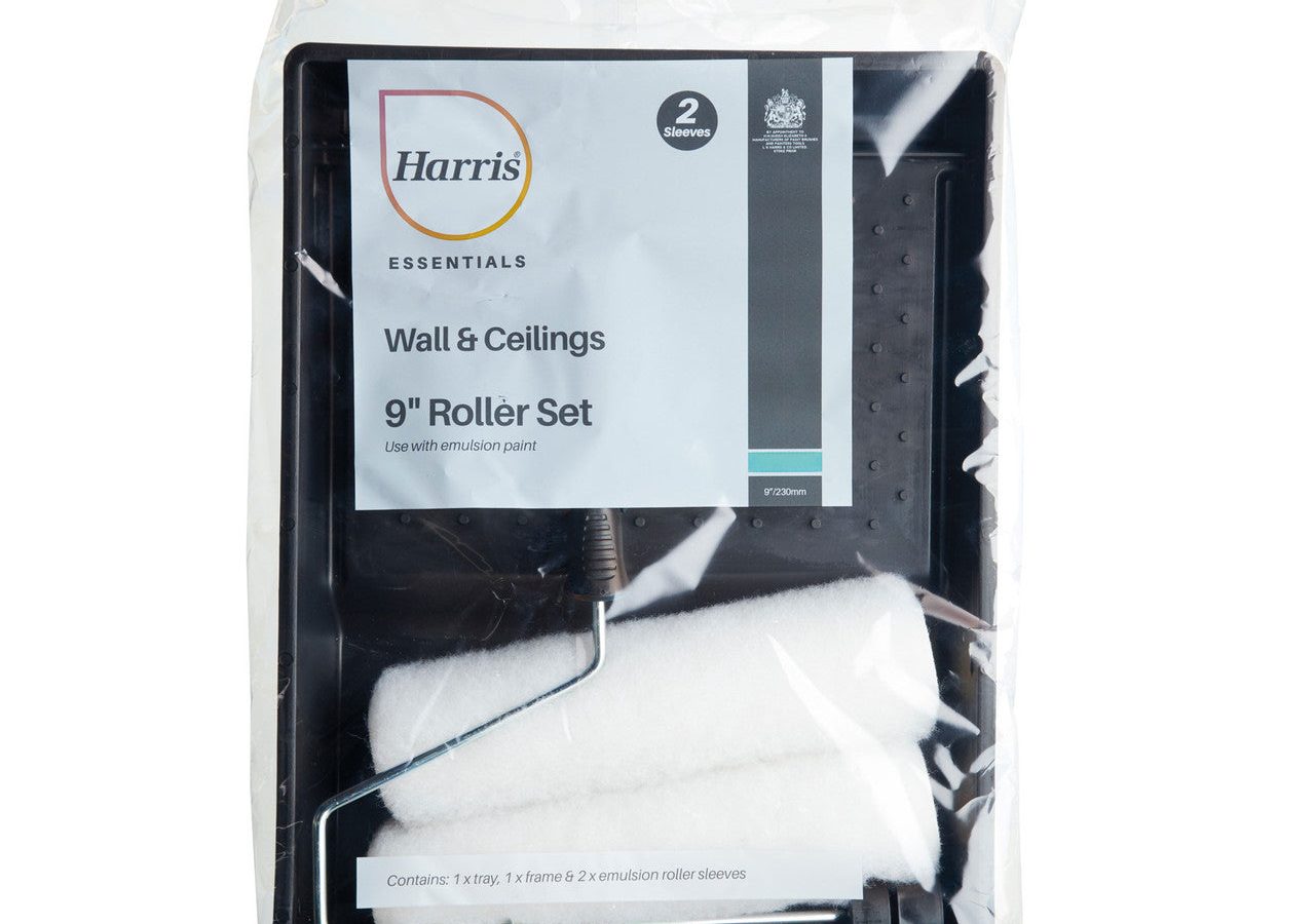 Harris 101092005 Essentials Walls & Ceilings Roller Set 9″