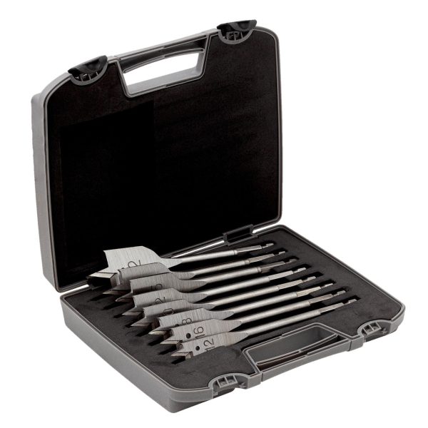 Bahco 9629-SET-8 HCS Spade Drill Bit Set for Wood 12-32mm (8 Piece)