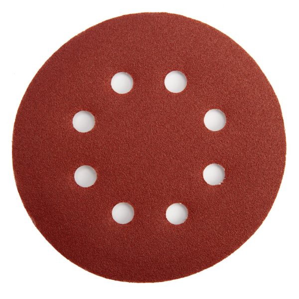 Abracs ABHL8125120 Expert Hook & Loop Sanding Disc 125mm 120 Grit (Pack of 25)