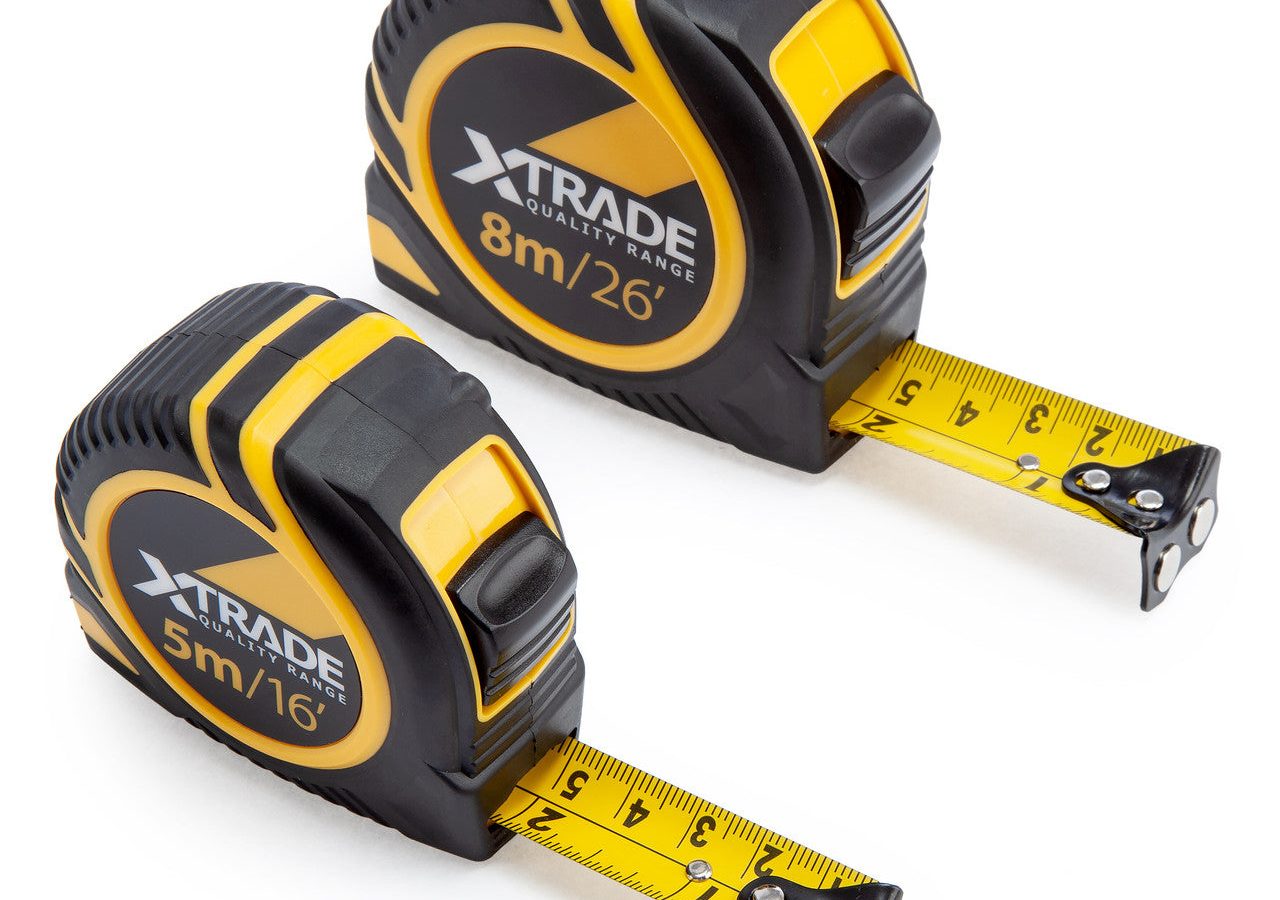 XTrade X0900028 Tape Measure Set 5m + 8m