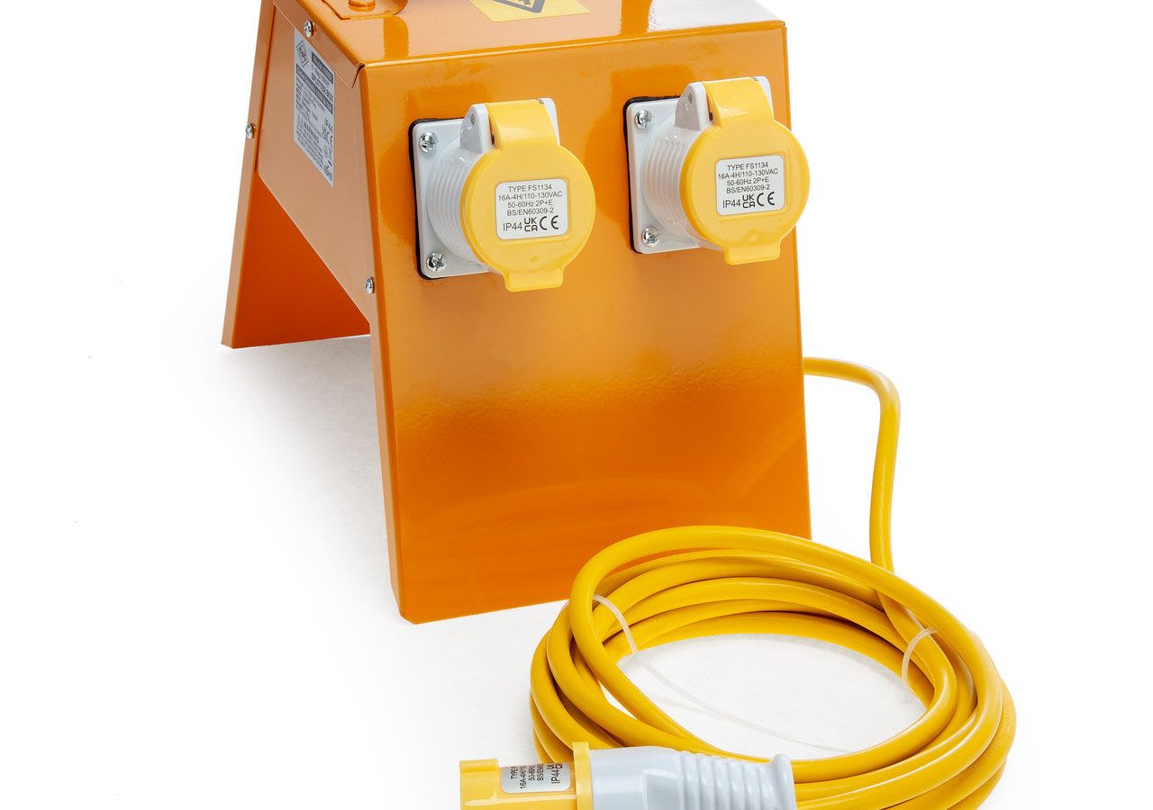 Connexion 10895 4-Way Splitter Box IP44 4 x 16A 5m (110V)