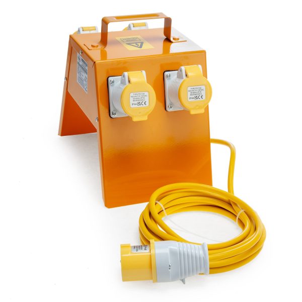 Connexion 10895 4-Way Splitter Box IP44 4 x 16A 5m (110V)