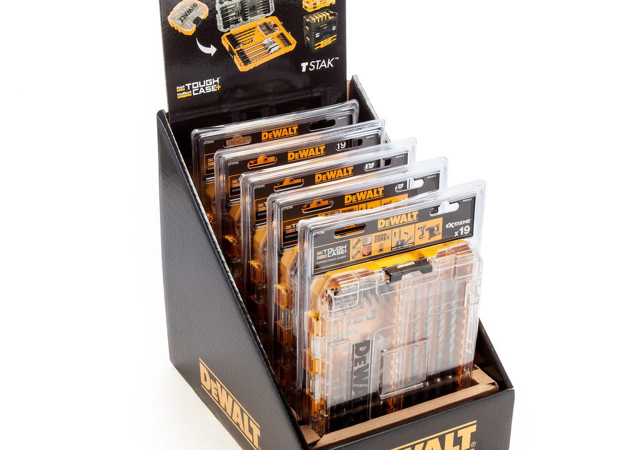 DeWalt DT70754-QZ SDS Plus Masonry Drill Bit Set with Screwdriver Bits (19 Piece)