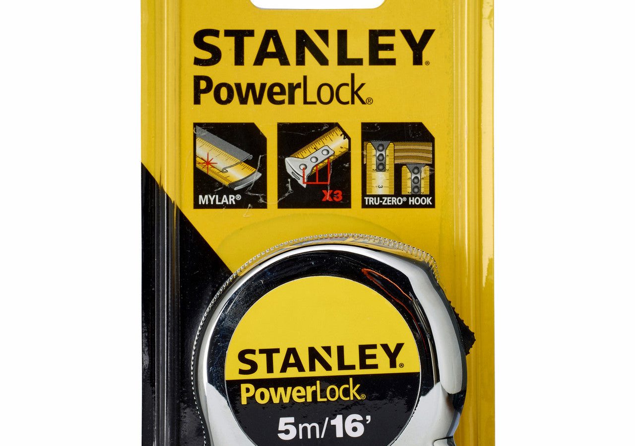 Stanley 0-33-553 PowerLock Tape Measure 16′ / 5m