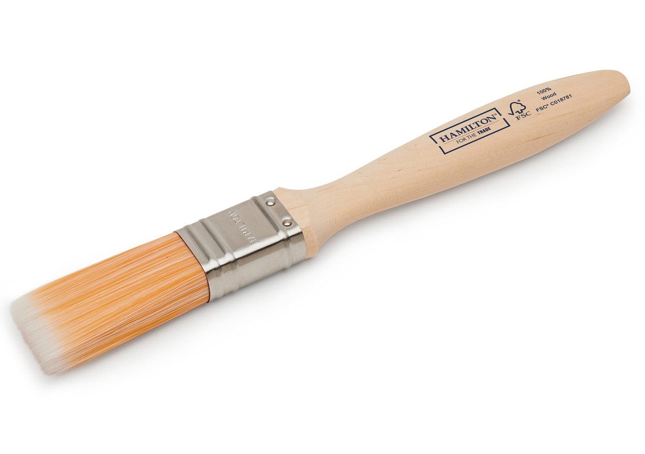 Hamilton 3101001-10 For The Trade Fine Tip Flat Brush 1″
