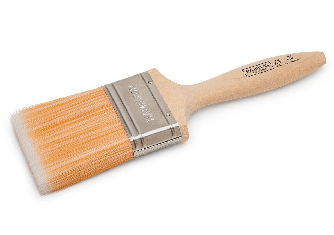 Hamilton 3101001-30 For The Trade Fine Tip Flat Brush 3″