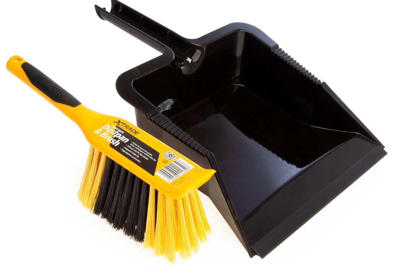 XTrade X0600001 Heavy-Duty Dustpan & Brush
