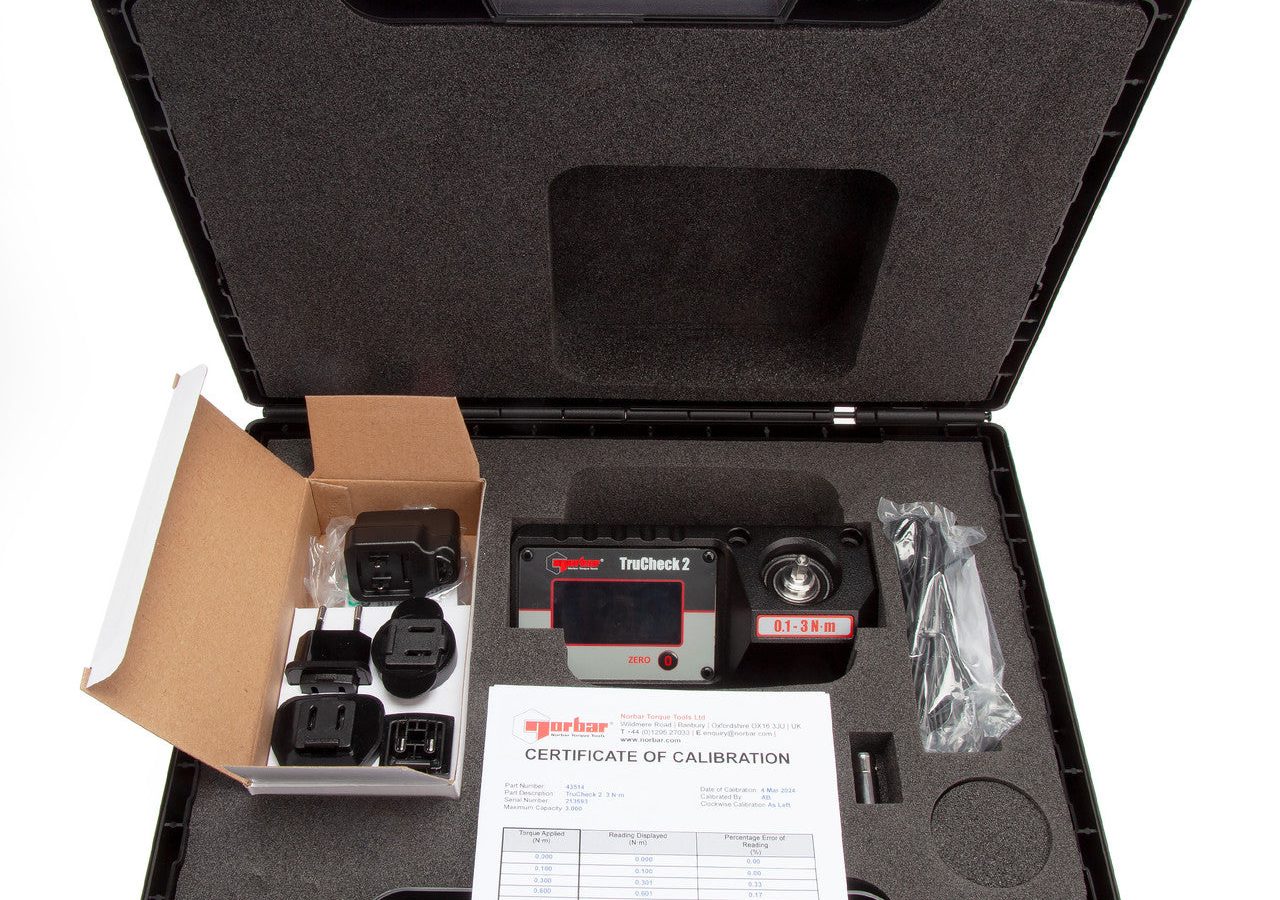 Norbar 43514 TruCheck 2 Torque Wrench Checker 0.1-3Nm