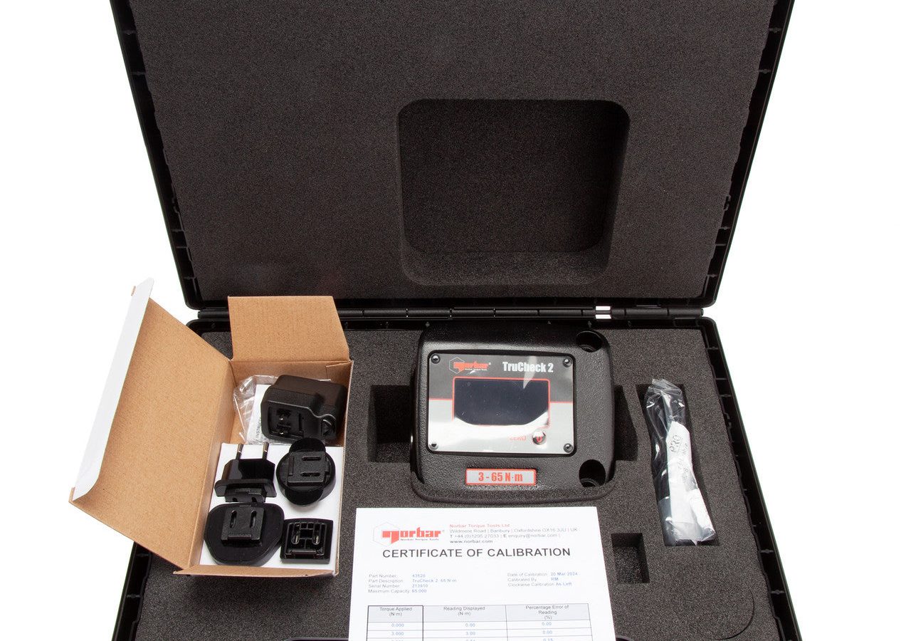 Norbar 43520 TruCheck 2 Torque Wrench Checker 3-65Nm