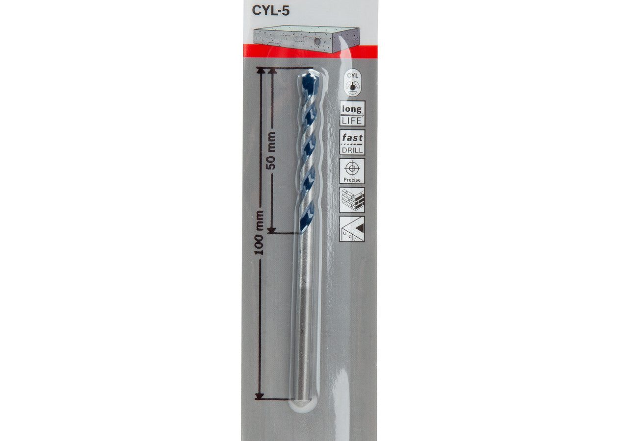 Bosch 2608588140 CYL-5 Concrete Drill Bit 5 x 50 x 100mm